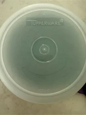 Round Tupperware Metal Tupperware | Kitchen | Set Of 4 Tupperware Translucent Round Containers ...